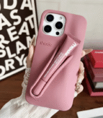 Arnolex Lip-Holder iPhone Case Silicone Cover Arnolex Lip-Holder iPhone Case Built-in Lip Slot Arnolex Lip-Holder iPhone Case Soft Touch Design Arnolex Lip-Holder iPhone Case for iPhone Arnolex Lip-Holder iPhone Case with Lip Balm Holder