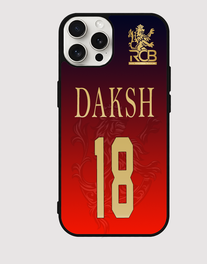 Arnolex Custom IPL (Royal Challengers Bangalore) Phone Case India HD Print, Perfect Fit Arnolex Custom IPL (Royal Challengers Bangalore) Phone Case India | HD Print, Perfect Fit - Image 1