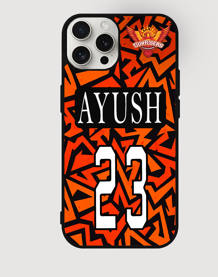 Arnolex Custom IPL (Sunrisers Hyderabad) Phone Case India HD Print, Perfect Fit Arnolex Custom IPL (Sunrisers Hyderabad) Phone Case India | HD Print, Perfect Fit - Image 1