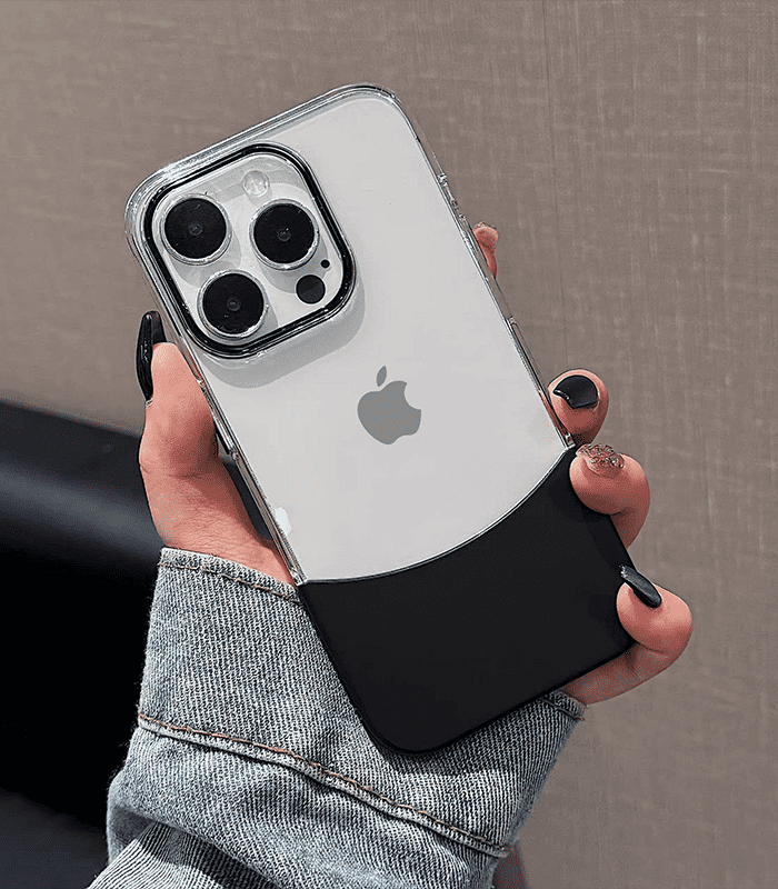 Arnolex Anti-Yellow Transparent Dual-Shade iPhone Case Clear Back Arnolex Transparent Dual-Color Edge iPhone Case Arnolex Crystal Clear iPhone Case Dual Shade Protection Arnolex Anti-Yellow iPhone Case with Dual Color Frame