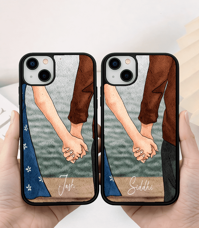Arnolex Custom Couple Name Phone Case India | HD Print, Perfect Fit - Image 1
